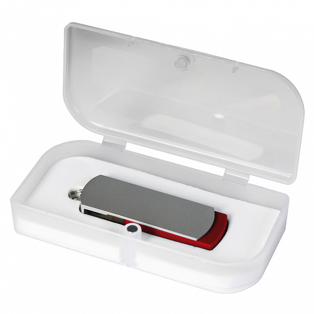 USB Флешка, Elegante, 16 Gb, красный, в подарочной упаковке с логотипом в Балашихе заказать по выгодной цене в кибермаркете AvroraStore