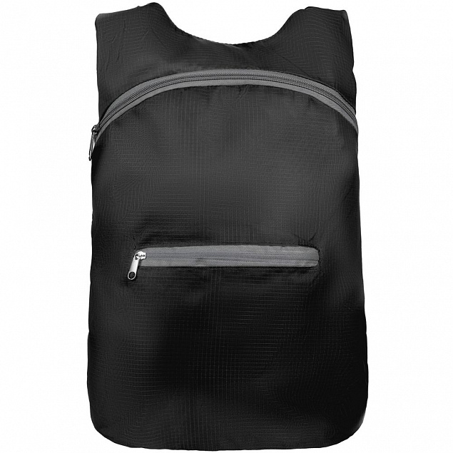 Складной рюкзак Barcelona, черный с логотипом в Балашихе заказать по выгодной цене в кибермаркете AvroraStore