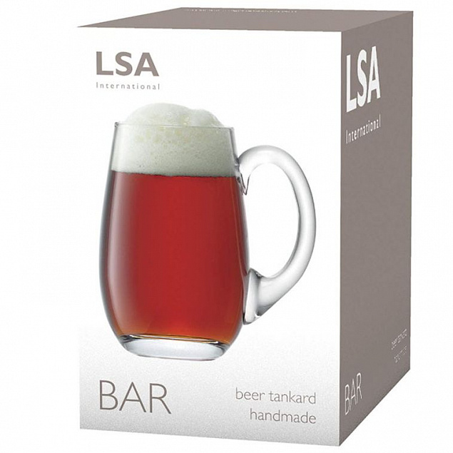 Бокал для пива Bar с логотипом в Балашихе заказать по выгодной цене в кибермаркете AvroraStore