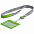 Чехол для карточки с лентой и ретрактором Devon, серый с белым с логотипом в Балашихе заказать по выгодной цене в кибермаркете AvroraStore