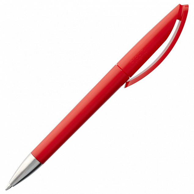 Ручка шариковая Prodir DS3.1 TPC, красная с логотипом в Балашихе заказать по выгодной цене в кибермаркете AvroraStore