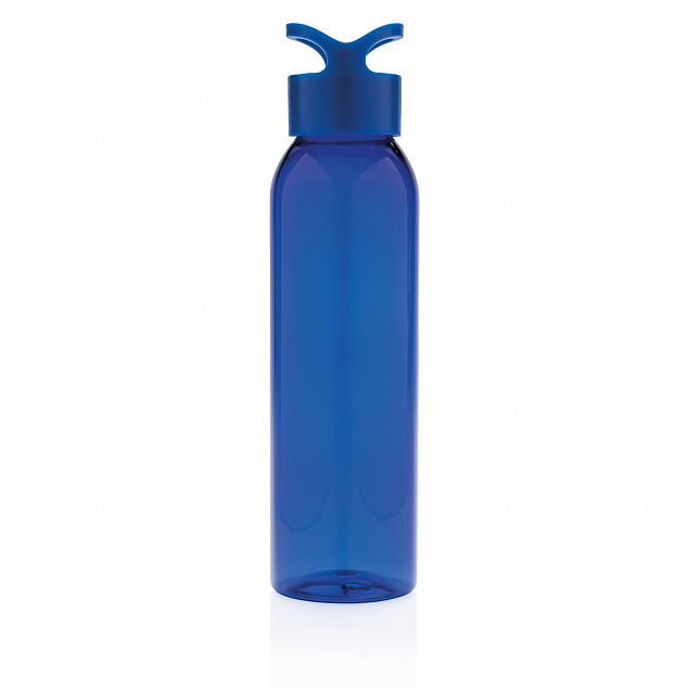 Герметичная бутылка для воды из AS-пластика, синяя с логотипом в Балашихе заказать по выгодной цене в кибермаркете AvroraStore