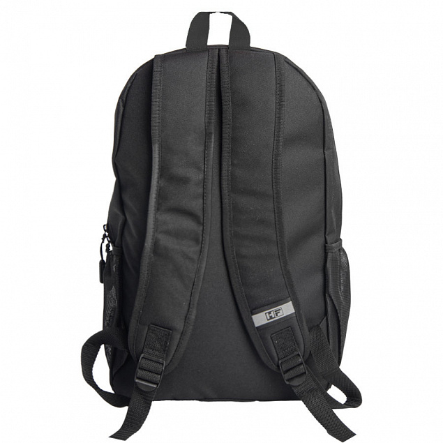 Рюкзак PLUS, чёрный/красный, 44 x 26 x 12 см, 100% полиэстер 600D с логотипом в Балашихе заказать по выгодной цене в кибермаркете AvroraStore