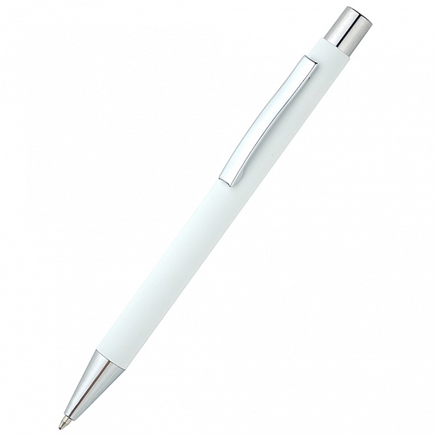 Ручка металлическая Rebecca - Белый BB с логотипом в Балашихе заказать по выгодной цене в кибермаркете AvroraStore