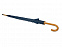 Зонт-трость Радуга, синий с логотипом в Балашихе заказать по выгодной цене в кибермаркете AvroraStore