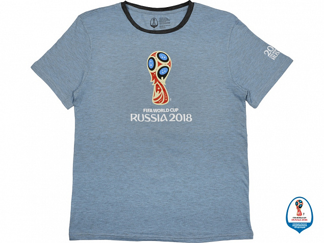 Футболка 2018 FIFA World Cup Russia™ мужская с логотипом в Балашихе заказать по выгодной цене в кибермаркете AvroraStore