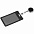 Чехол для пропуска с ретрактором Devon, черный с логотипом в Балашихе заказать по выгодной цене в кибермаркете AvroraStore