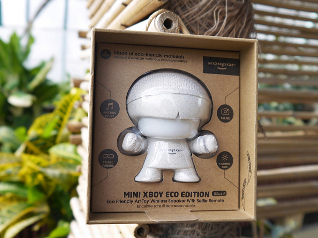 Портативная колонка mini Xboy Eco с логотипом в Балашихе заказать по выгодной цене в кибермаркете AvroraStore