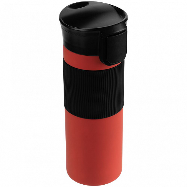 Термостакан Tralee XL, красный с логотипом в Балашихе заказать по выгодной цене в кибермаркете AvroraStore
