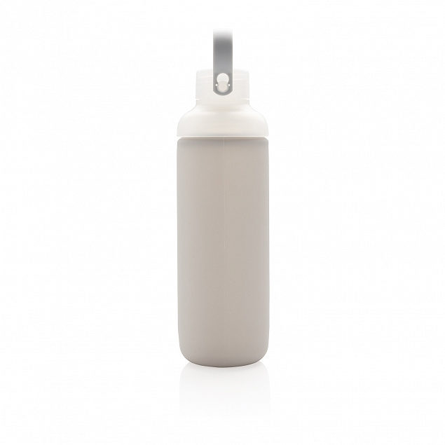 Стеклянная бутылка в силиконовом чехле с логотипом в Балашихе заказать по выгодной цене в кибермаркете AvroraStore