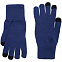 Перчатки сенсорные Urban Flow, темно-синий меланж с логотипом в Балашихе заказать по выгодной цене в кибермаркете AvroraStore