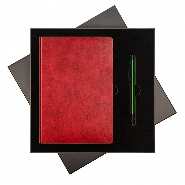Подарочный набор River side/Colt, красный (ежедневник недат А5, ручка) с логотипом в Балашихе заказать по выгодной цене в кибермаркете AvroraStore
