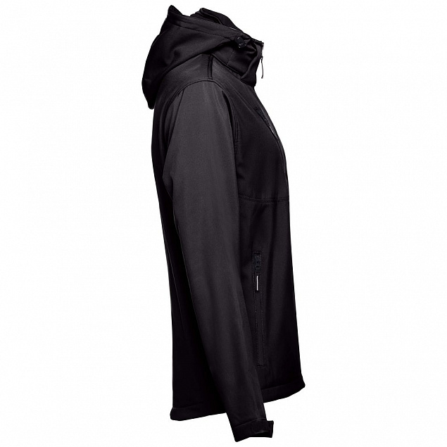Куртка софтшелл мужская Zagreb, черная с логотипом в Балашихе заказать по выгодной цене в кибермаркете AvroraStore