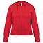 Толстовка женская Hooded Full Zip красная с логотипом в Балашихе заказать по выгодной цене в кибермаркете AvroraStore