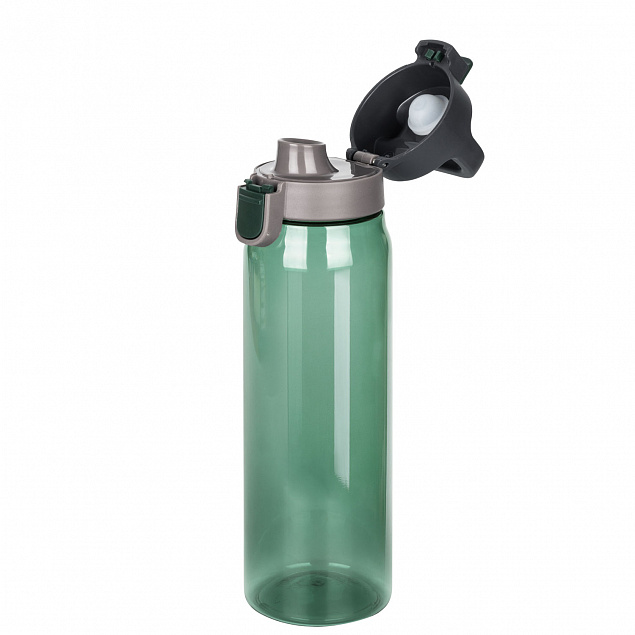 Бутылка для воды Aqua, зеленая (ТОЛЬКО ПОД ПОЛНУЮ ЗАПЕЧАТКУ) с логотипом в Балашихе заказать по выгодной цене в кибермаркете AvroraStore