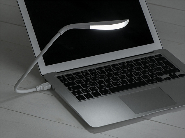 Портативная USB LED лампа Bend с логотипом в Балашихе заказать по выгодной цене в кибермаркете AvroraStore