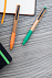 Эко ручка, оранжевая с логотипом в Балашихе заказать по выгодной цене в кибермаркете AvroraStore