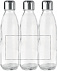 Бутылка стеклянная 500мл с логотипом в Балашихе заказать по выгодной цене в кибермаркете AvroraStore