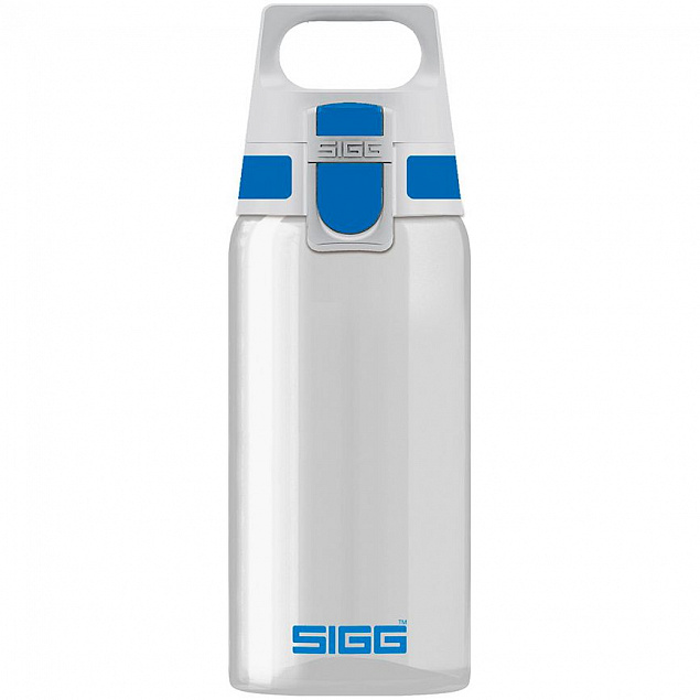 Бутылка для воды Total Clear One, синяя с логотипом в Балашихе заказать по выгодной цене в кибермаркете AvroraStore