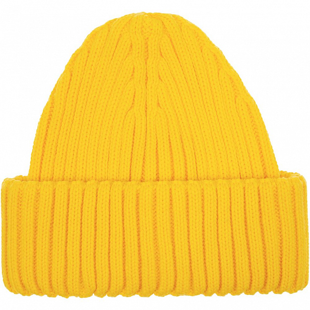 Шапка Hipsta, желтая с логотипом в Балашихе заказать по выгодной цене в кибермаркете AvroraStore