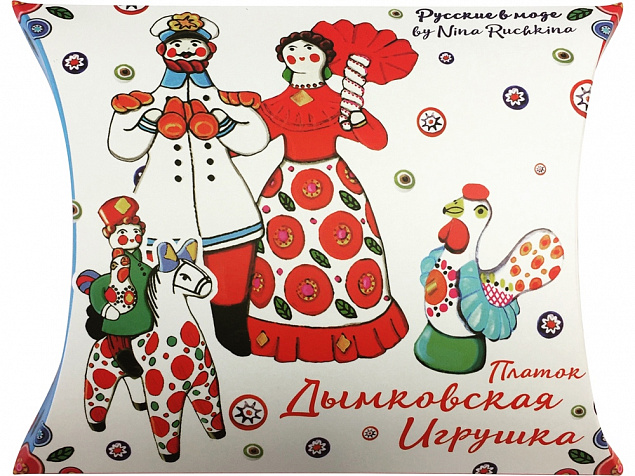 Платок Дымковская игрушка с логотипом в Балашихе заказать по выгодной цене в кибермаркете AvroraStore