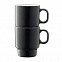 Набор чашек для эспрессо Utility, серый с логотипом в Балашихе заказать по выгодной цене в кибермаркете AvroraStore