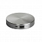 Универсальный аккумулятор "UFO" (6000mAh) в подарочной коробке,темно-серый,8,6х1,5 см,металл с логотипом в Балашихе заказать по выгодной цене в кибермаркете AvroraStore