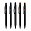 Ручка шариковая Raven (черная с серебристым) с логотипом в Балашихе заказать по выгодной цене в кибермаркете AvroraStore