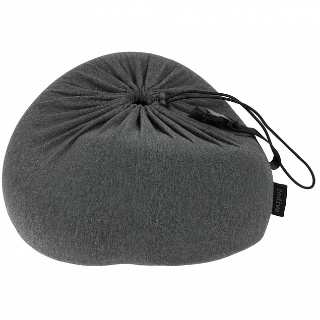 Дорожная подушка comfoMorf, серая с логотипом в Балашихе заказать по выгодной цене в кибермаркете AvroraStore