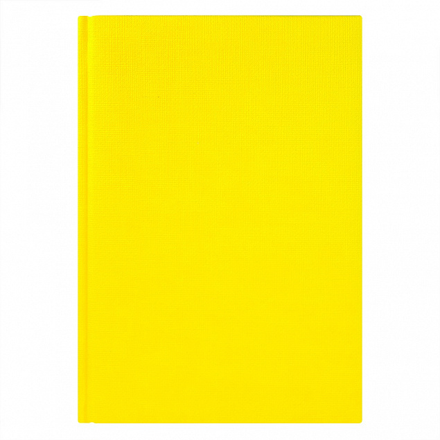 Ежедневник недатированный City Flax 145х205 мм, без календаря, желтый с логотипом в Балашихе заказать по выгодной цене в кибермаркете AvroraStore