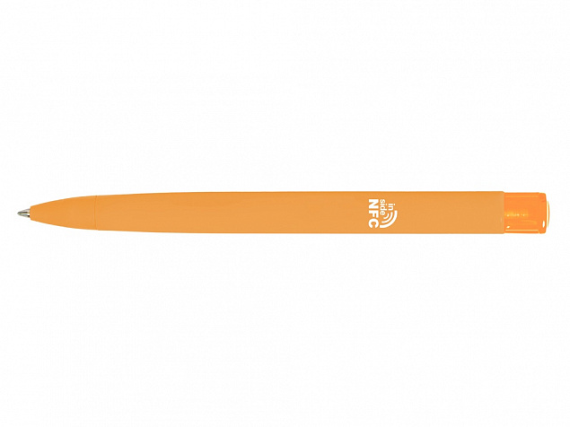Ручка пластиковая шариковая трехгранная «Trinity K transparent Gum» soft-touch с чипом передачи информации NFC с логотипом в Балашихе заказать по выгодной цене в кибермаркете AvroraStore