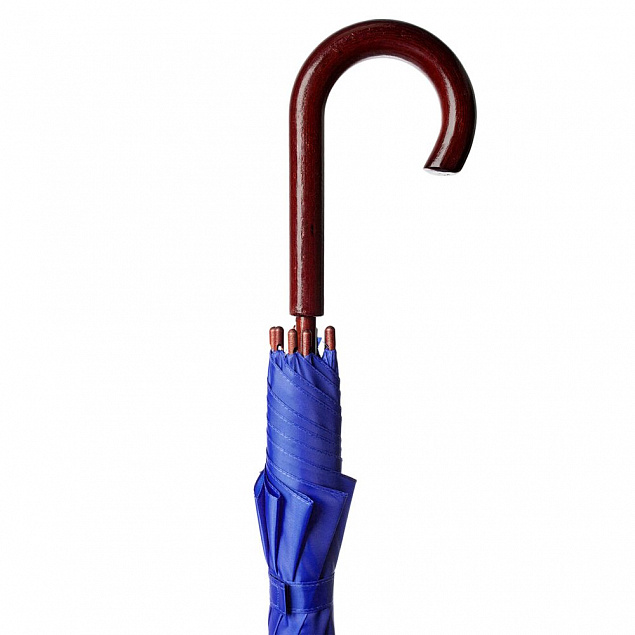 Зонт-трость Standard, ярко-синий с логотипом в Балашихе заказать по выгодной цене в кибермаркете AvroraStore