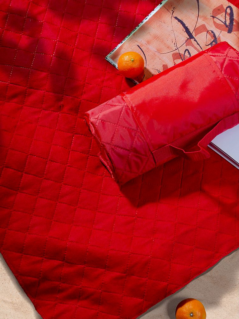 Плед для пикника Comfy, красный с логотипом в Балашихе заказать по выгодной цене в кибермаркете AvroraStore