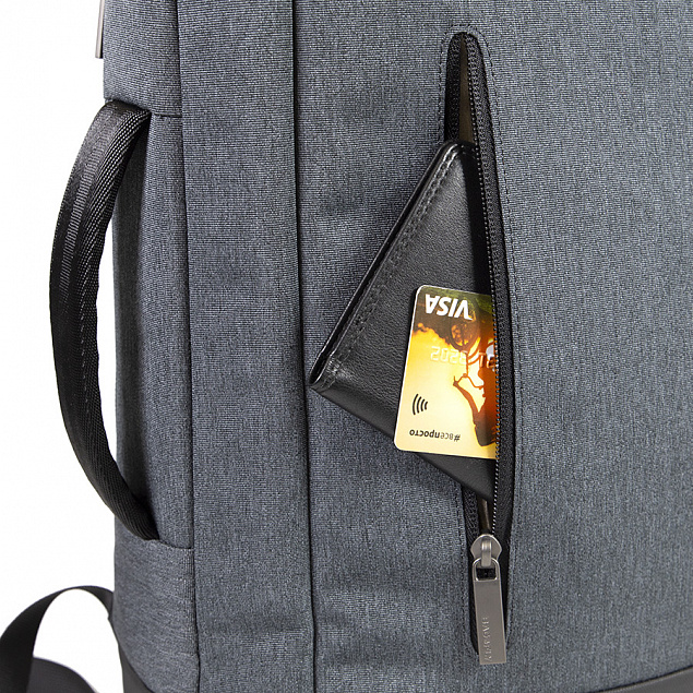 Рюкзак-сумка HEMMING c RFID защитой с логотипом в Балашихе заказать по выгодной цене в кибермаркете AvroraStore
