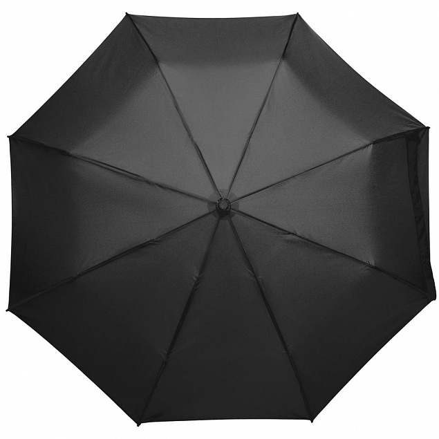 Зонт складной Fillit, черный с логотипом в Балашихе заказать по выгодной цене в кибермаркете AvroraStore