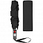 Зонт складной TS220 с безопасным механизмом, черный с логотипом в Балашихе заказать по выгодной цене в кибермаркете AvroraStore