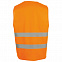 Жилет светоотражающий SECURE PRO, оранжевый неон с логотипом в Балашихе заказать по выгодной цене в кибермаркете AvroraStore