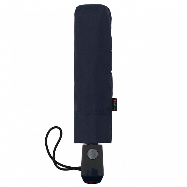 Зонт складной E.200, ver. 2, темно-синий с логотипом в Балашихе заказать по выгодной цене в кибермаркете AvroraStore