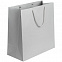 Пакет Porta, большой, серый с логотипом в Балашихе заказать по выгодной цене в кибермаркете AvroraStore
