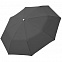 Зонт складной Fiber Alu Light, черный с логотипом в Балашихе заказать по выгодной цене в кибермаркете AvroraStore