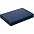 Коробка Silk с ложементом под ежедневник, аккумулятор и ручку, синяя с логотипом в Балашихе заказать по выгодной цене в кибермаркете AvroraStore