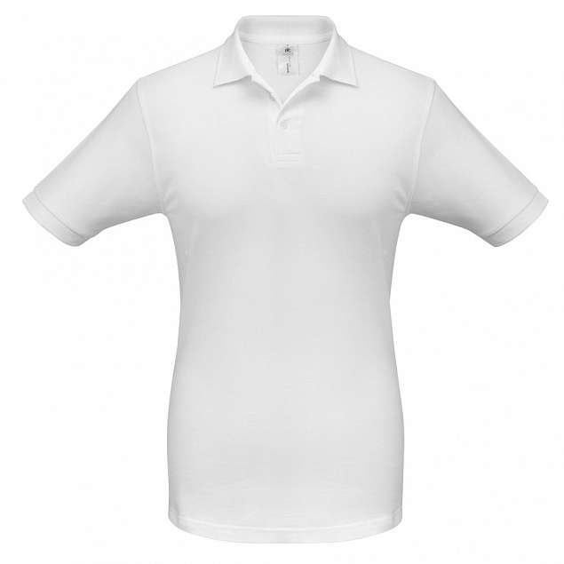 Рубашка поло Safran белая с логотипом в Балашихе заказать по выгодной цене в кибермаркете AvroraStore
