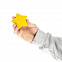Антистресс «Звезда», желтый с логотипом в Балашихе заказать по выгодной цене в кибермаркете AvroraStore