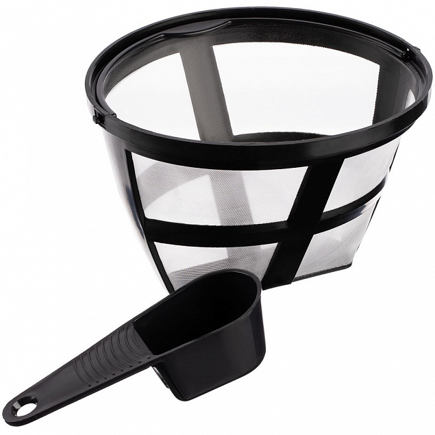 Электрическая кофеварка DayDriver, черно-серебристая с логотипом в Балашихе заказать по выгодной цене в кибермаркете AvroraStore