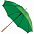 Зонт-трость Lido, зеленый с логотипом в Балашихе заказать по выгодной цене в кибермаркете AvroraStore