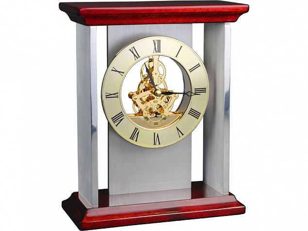 Часы настольные "Статус" с логотипом в Балашихе заказать по выгодной цене в кибермаркете AvroraStore