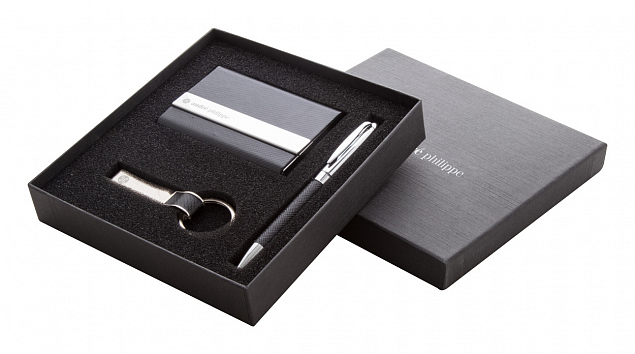 Подарочный набор, ручка, визитница и брелок с логотипом в Балашихе заказать по выгодной цене в кибермаркете AvroraStore