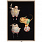 Набор из 3 авторских елочных игрушек Circus Collection: фокусник, силач и лев с логотипом в Балашихе заказать по выгодной цене в кибермаркете AvroraStore