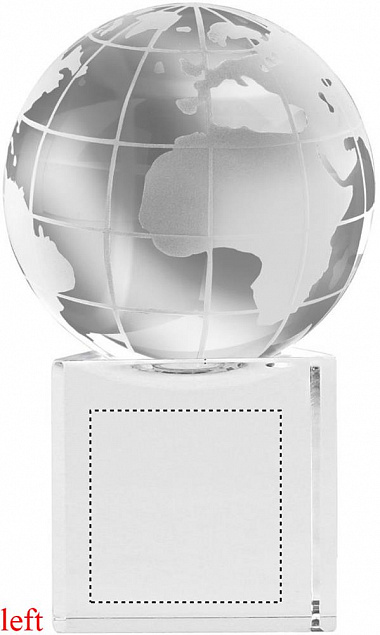 Глобус стеклянный с логотипом в Балашихе заказать по выгодной цене в кибермаркете AvroraStore