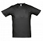 Футболка стретч мужская MILANO 190 черная с логотипом в Балашихе заказать по выгодной цене в кибермаркете AvroraStore
